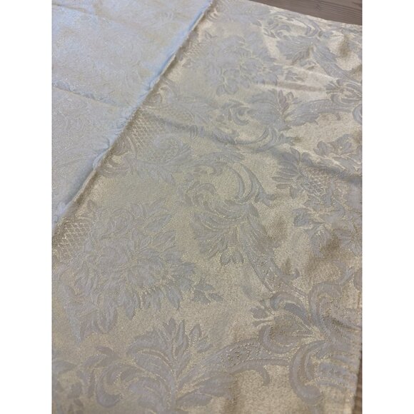 Set (5) Paisley Floral Yellow Gold Table Linens Napkins Stylish Elegance Bright - Picture 5 of 5